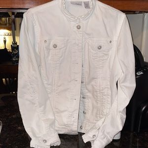 Chico Platinum white jean jacket